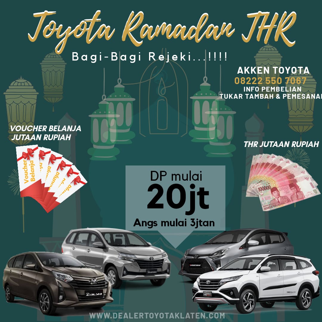 Promo THR Ramadhan Di Dealer Toyota Klaten