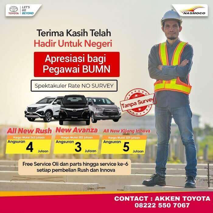 Promo Apresiasi Untuk Pegawai BUMN Dari Dealer Toyota Klaten