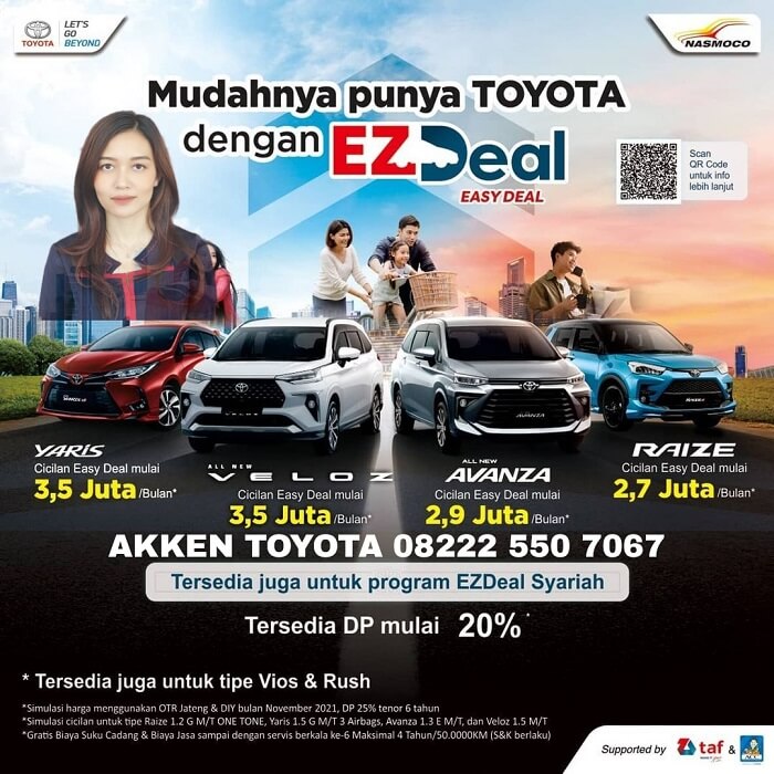Promo Akhir Tahun Punya Toyota Dengan EZ Deal Mudah Di Toyota Klaten
